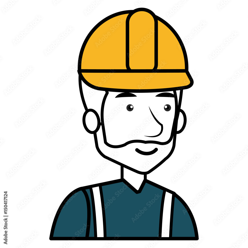 construction workman avatar character vector illustration design construction workman avatar character vector illustration design