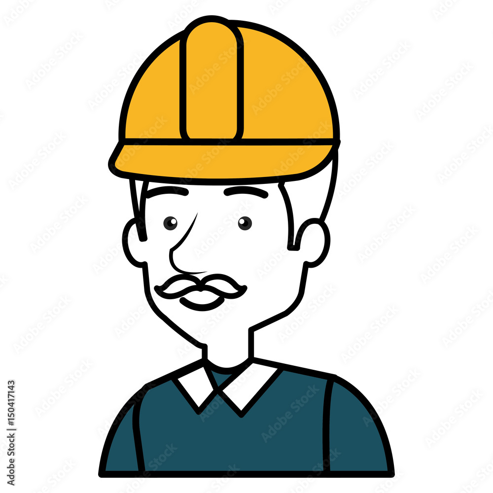 construction workman avatar character vector illustration design construction workman avatar character vector illustration design