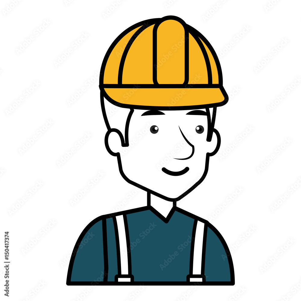 construction workman avatar character vector illustration design construction workman avatar character vector illustration design