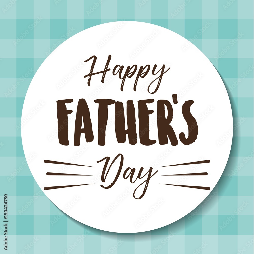 Obraz premium happy father day card design. colorful design. vector illustration