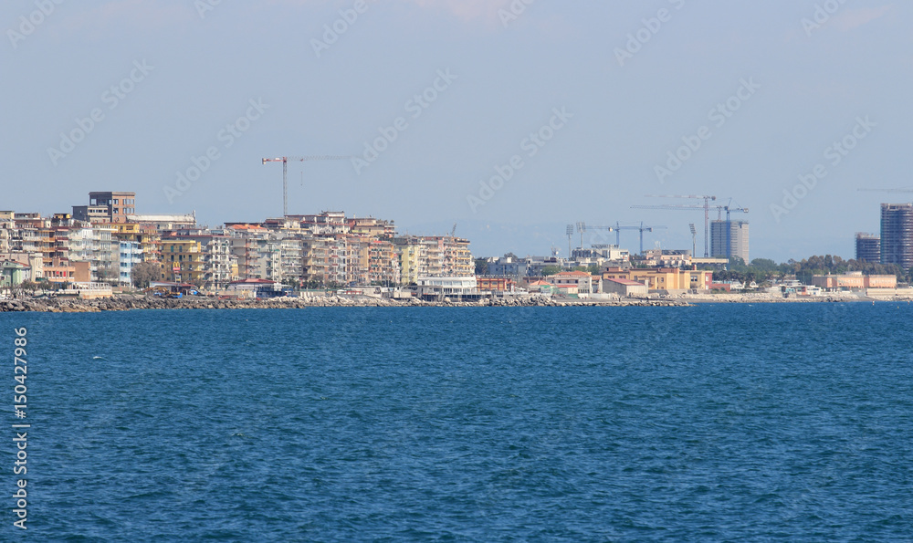 Salerno coastline