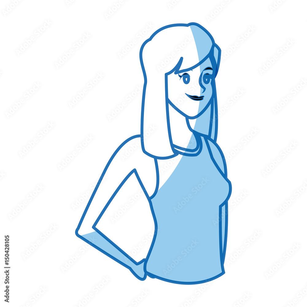 character girl sport practice fitness vector illustration character girl sport practice fitness vector illustration