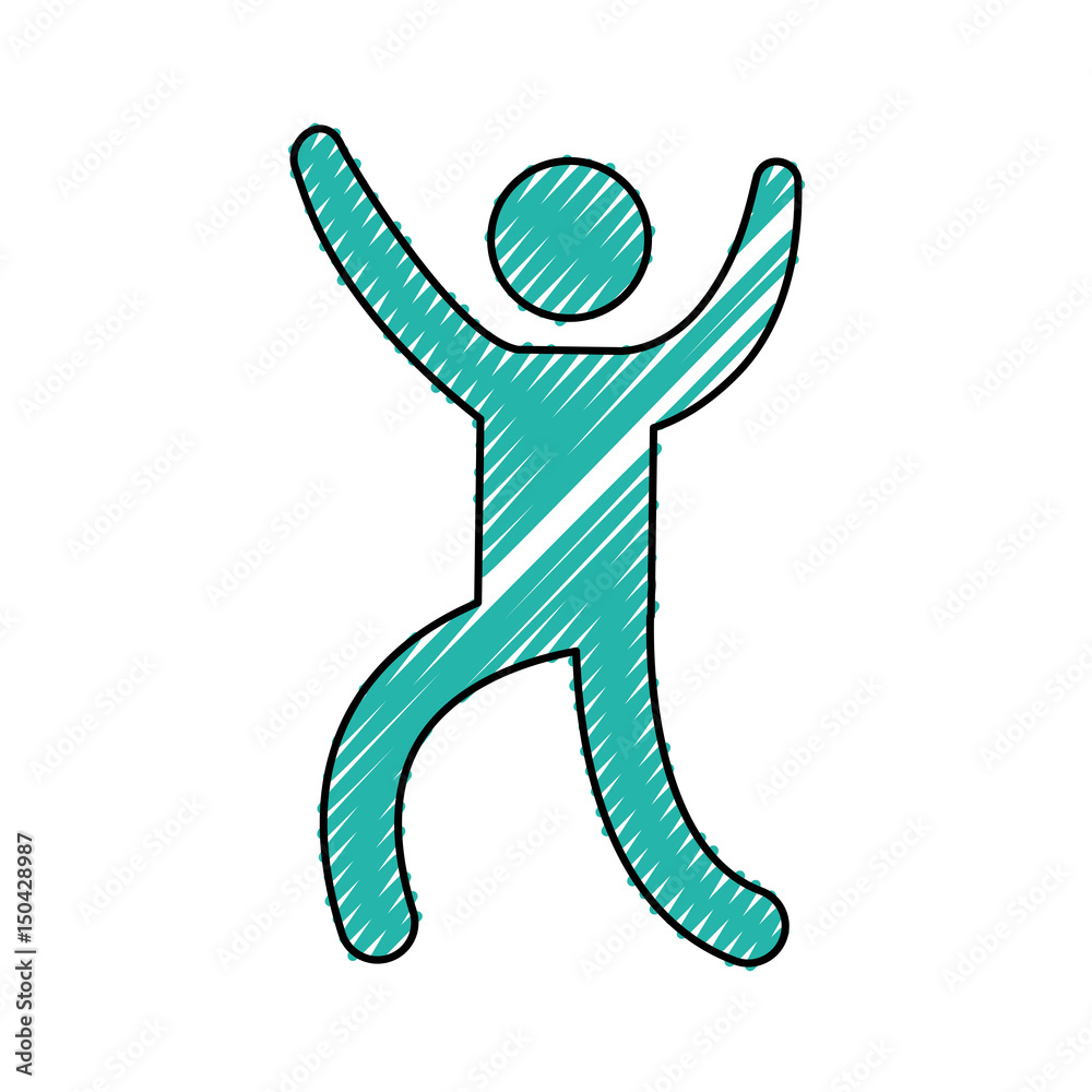 Obraz premium Male pictogram symbol icon vector illustration graphic design