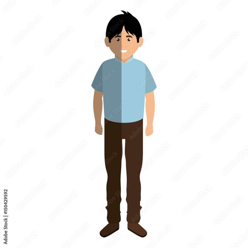 young man avatar character isometric vector illustration design young man avatar character isometric vector illustration design