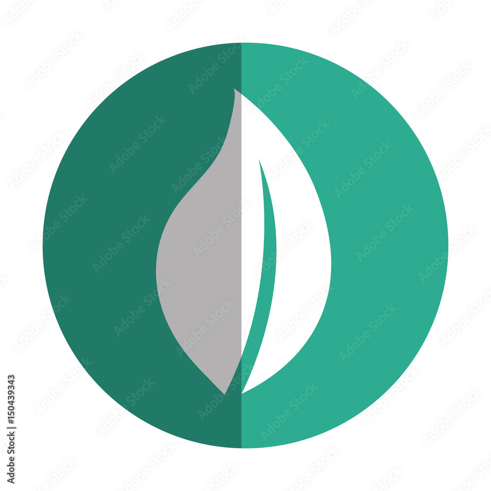 leafs plant ecology icon vector illustration design leafs plant ecology icon vector illustration design