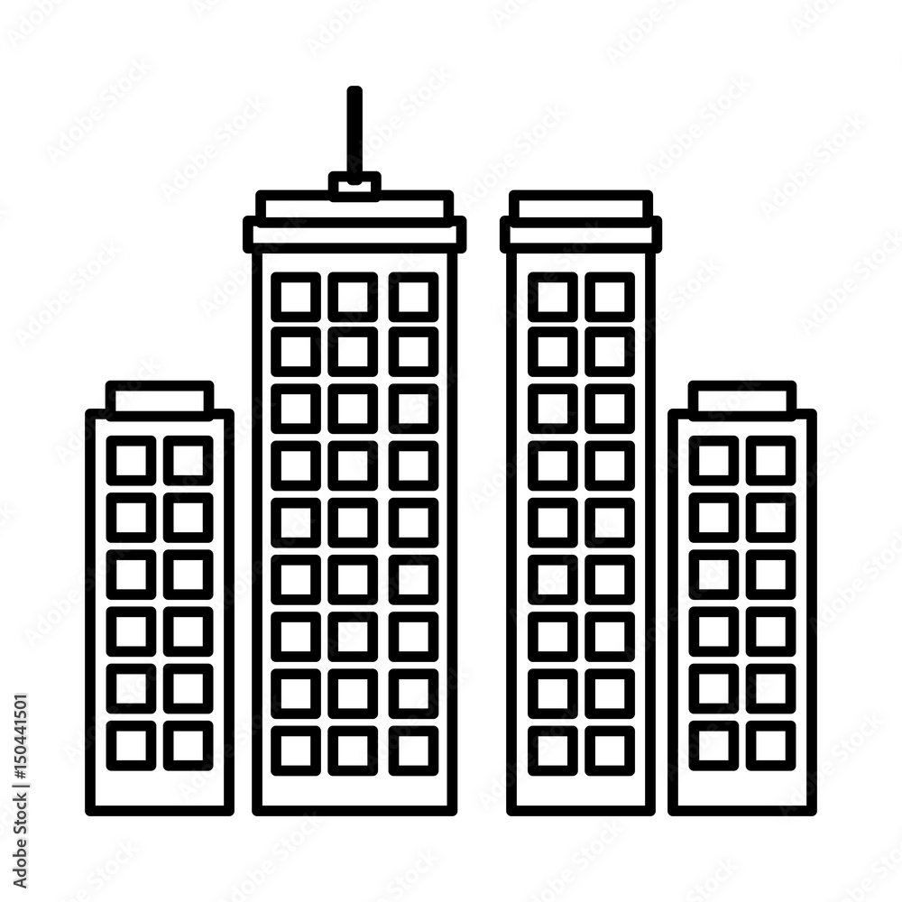 buildings cityscape isolated icon vector illustration design buildings cityscape isolated icon vector illustration design