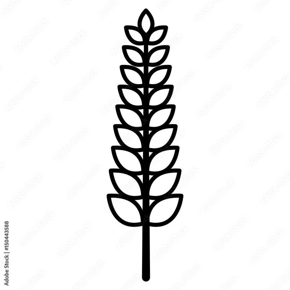 wreath leafs isolated icon vector illustration design wreath leafs isolated icon vector illustration design