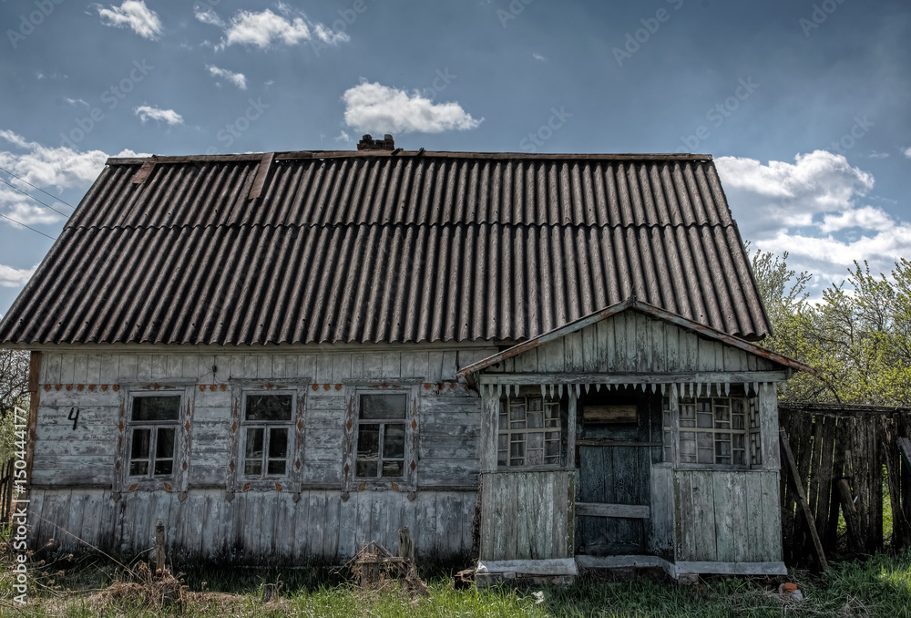Abandoned house in the village Abandoned house in the village
