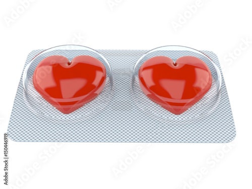 Tableau sur toile Love pills