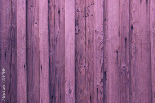 Lilac wooden planks wall background. violet wooden texture