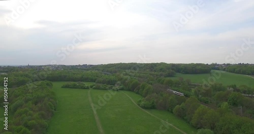 Aerial South-Limburg Arriva train Landgraaf (#00001) photo