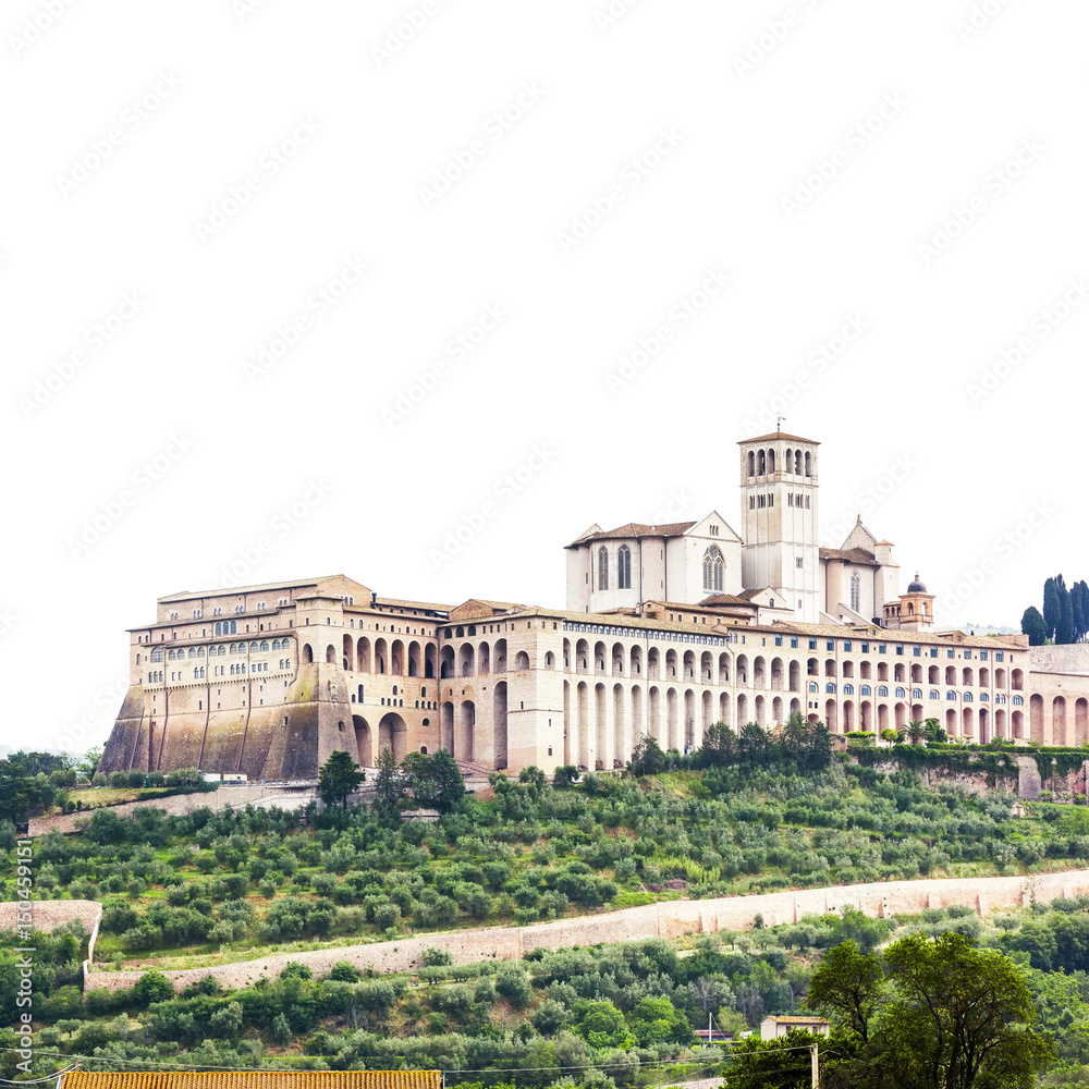 Obraz premium Assisi in Italy Umbira background