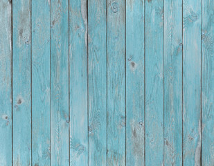 blue old wood planks texture or background