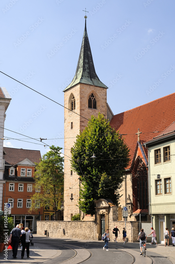 Lorenzkirche, Anger, Erfurt, Thüringen, Deutschland