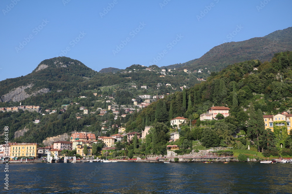 Holidays in Varenna at Lake Como in summer, Lombardy Italy 