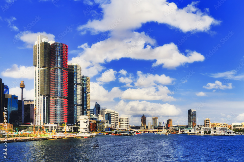 Obraz premium Sy Darl Harb Ship Barangaroo L Day