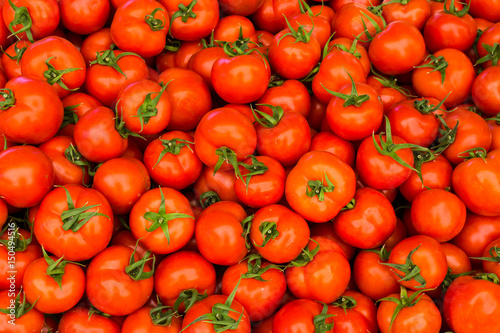 group of red ripe tomatoes