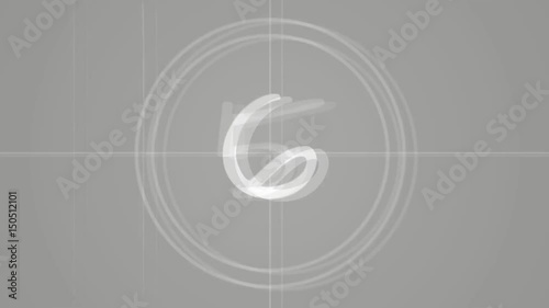 Old vintage countdown