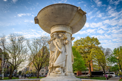 WASHINGTON,USA/APRIL 14,2017: Rear Admiral Samuel Francis Dupont Memorial Fountain photo