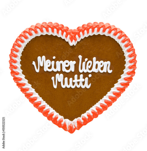 Lebkuchenherz "Meiner lieben Mutti"