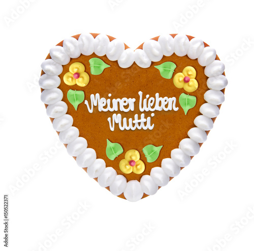 Lebkuchenherz "Meiner lieben Mutti"