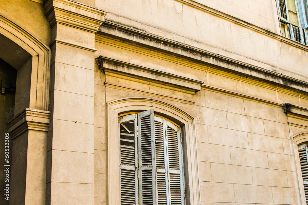 Naklejka premium Vintage House Exterior