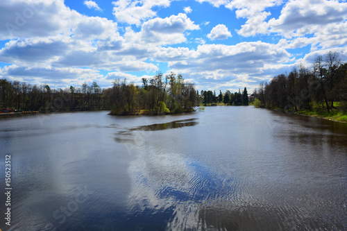 Island on Ucha river (Moscow region)