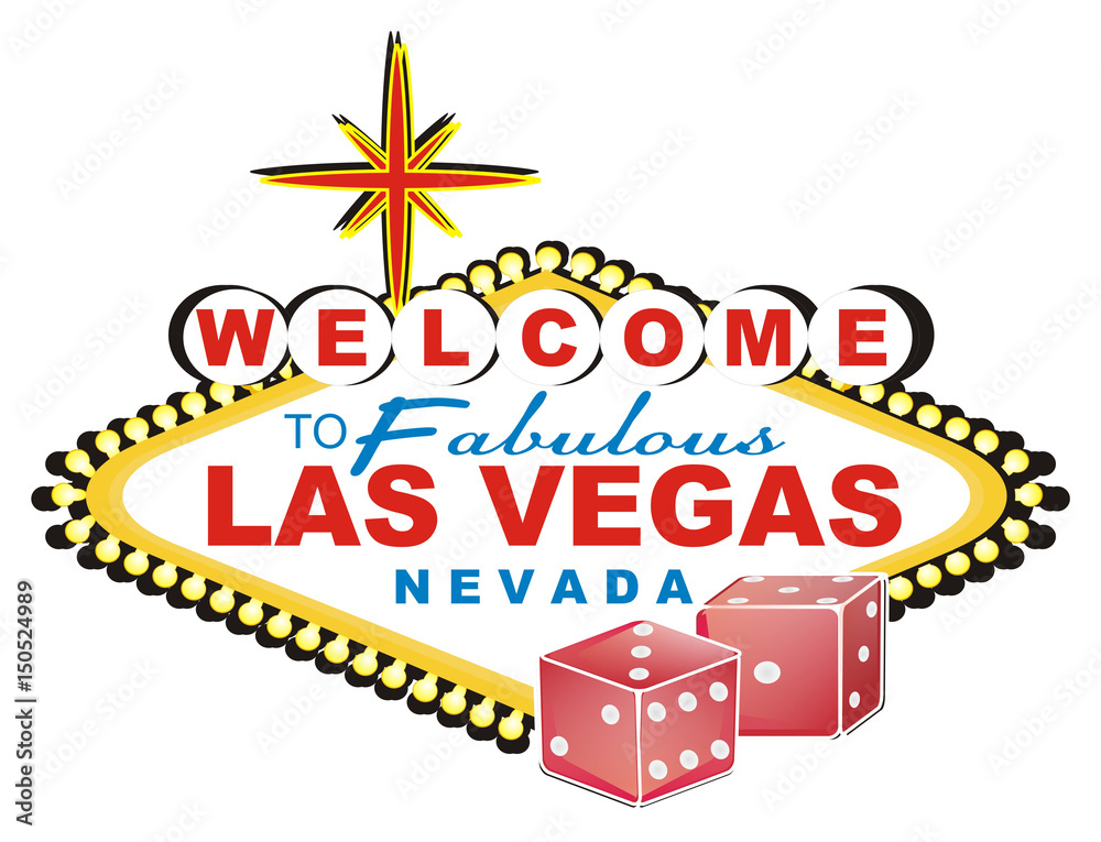 Sign Like Welcome To Fabulous Las Vegas Nevada, Four Aces Playing Cards And  Dices. Contains Empty Space For Your Text. EPS10 Vector Illustration.  Royalty Free SVG, Cliparts, Vectors, and Stock Illustration. Image