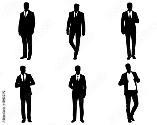 Six business mens
