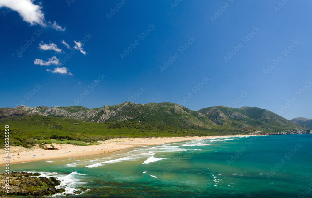 Sardegna, Portixeddu beach, Fluminimaggiore