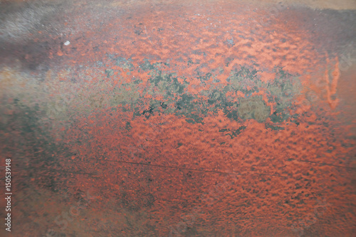 old scratched metal for background