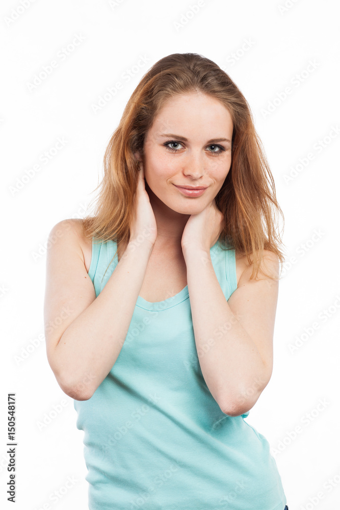 Charming young woman Charming young woman