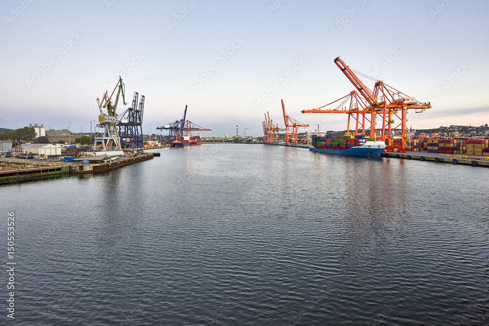Gdynia Port, Poland - Baltic Sea