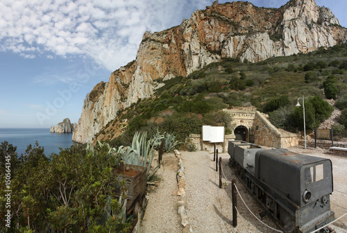 Tableau sur toile Porto Flavia. Masua, Sardegna