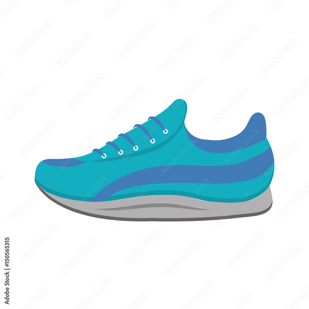 sport shoe icon over white background. vector illustration sport shoe icon over white background. vector illustration