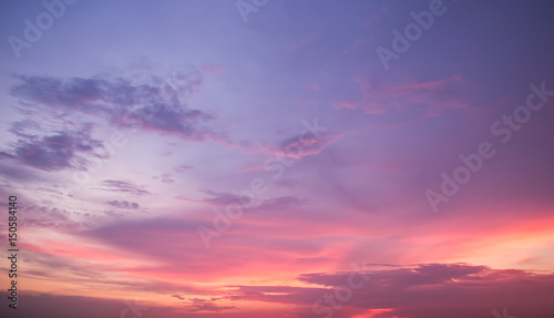 Beautiful sunset sky background © Hide_Studio