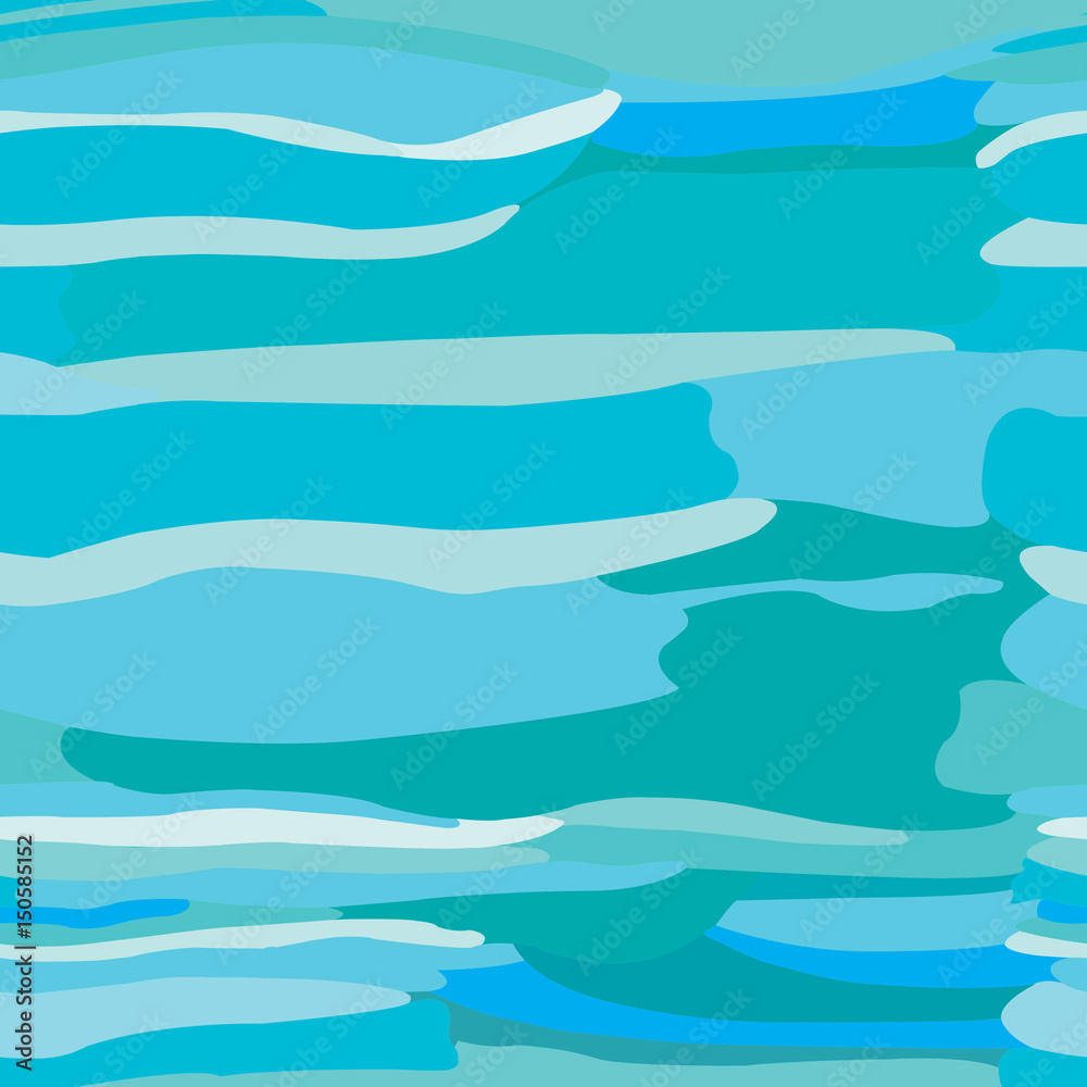 Abstract water seamless pattern
