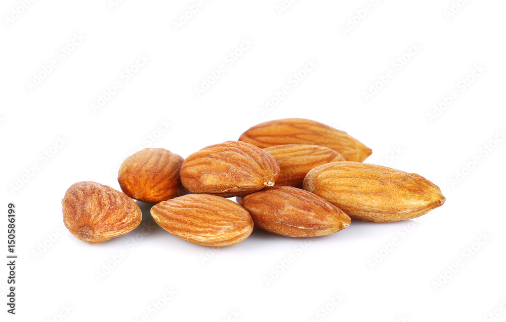 almond isolated on white background
