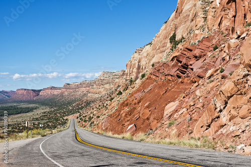 USA, Utah, Comb Ridge, Eighty mile Long Monocline from along US Highway 163 (Large format sizes available) photo