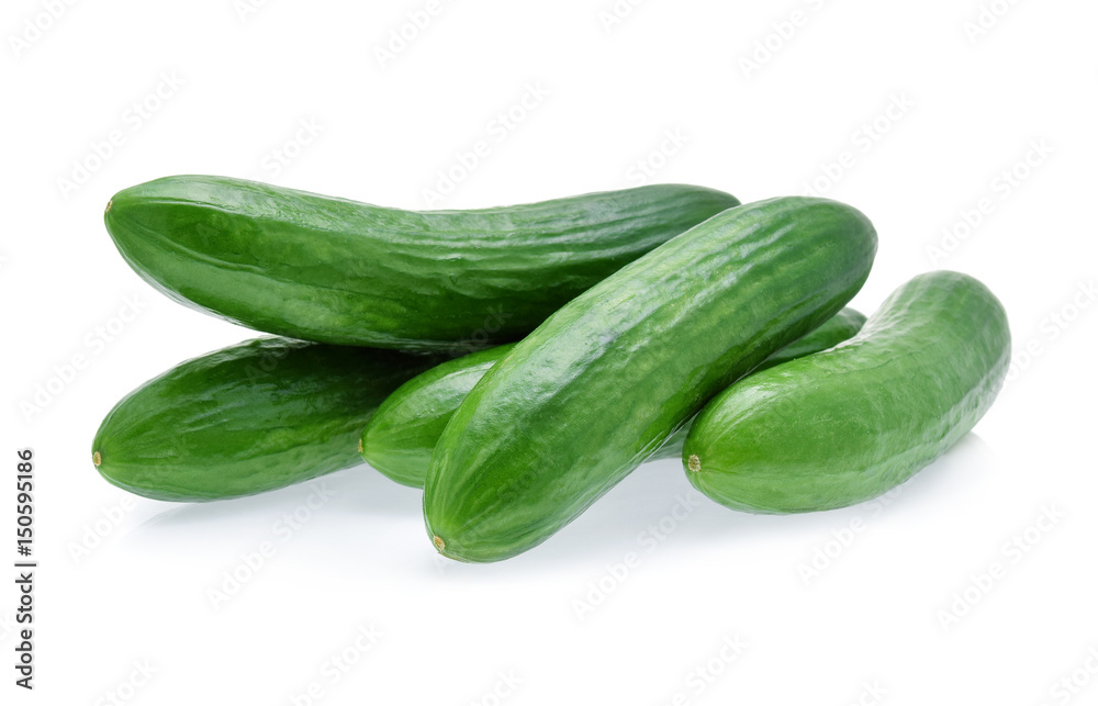 cucumber isolated on white cucumber isolated on white
