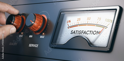 Fototapet Customer Relationship Management, Best Client Experience