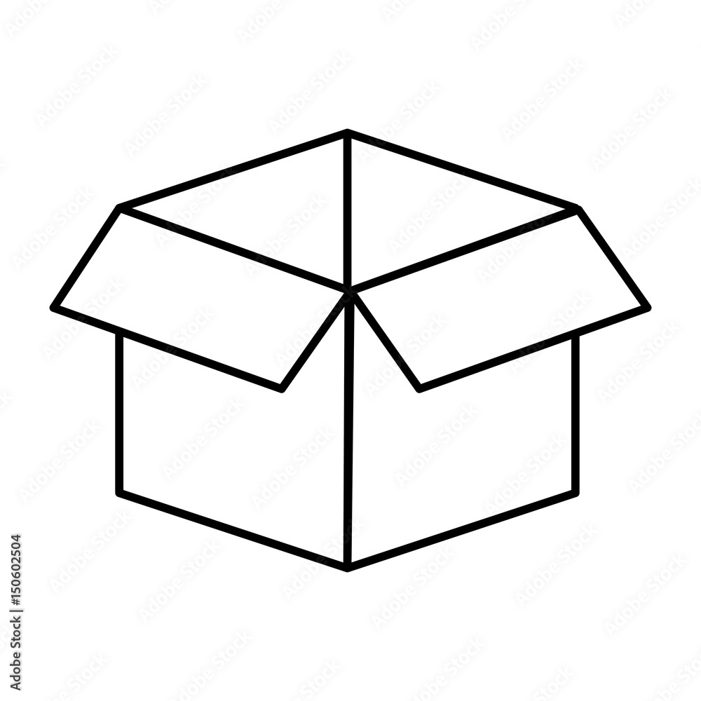 carton box icon over white background. vector illustration carton box icon over white background. vector illustration