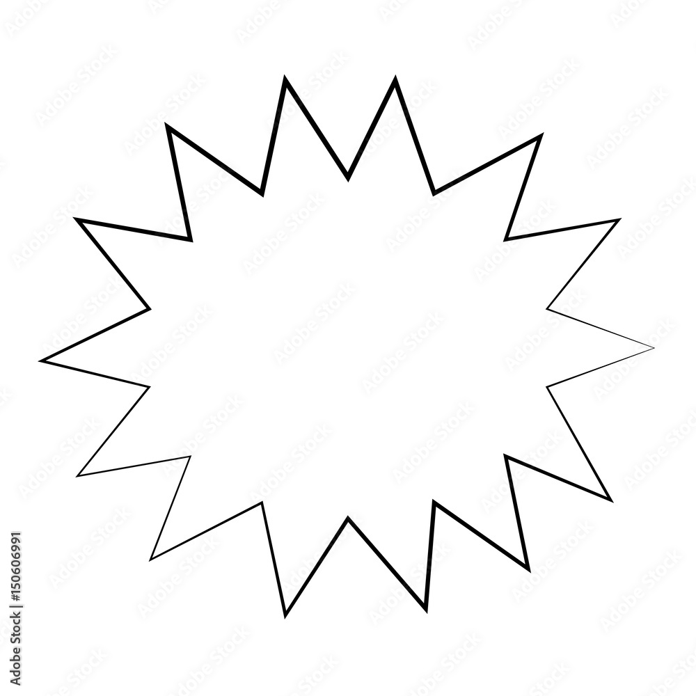 Retro burst comic pop art icon over white background. vector illustration