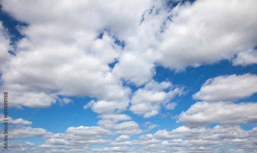 Fototapeta premium Blue sky with clouds