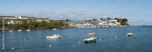 Harbor of Douarnenez, French countryside, Finistere, Brittany, France photo