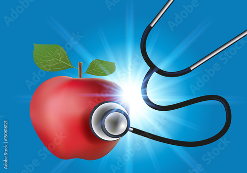 pomme, OGM, stéthoscope, fruit, pesticide, santé, qualité, sécurité, sanitaire, arboriculture