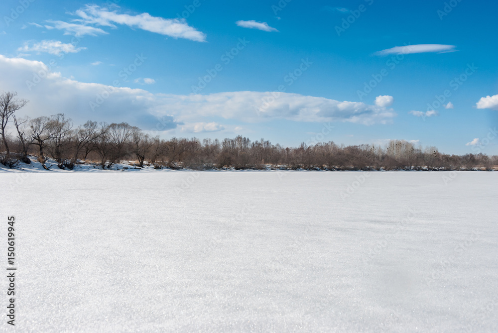 frozen river frozen river