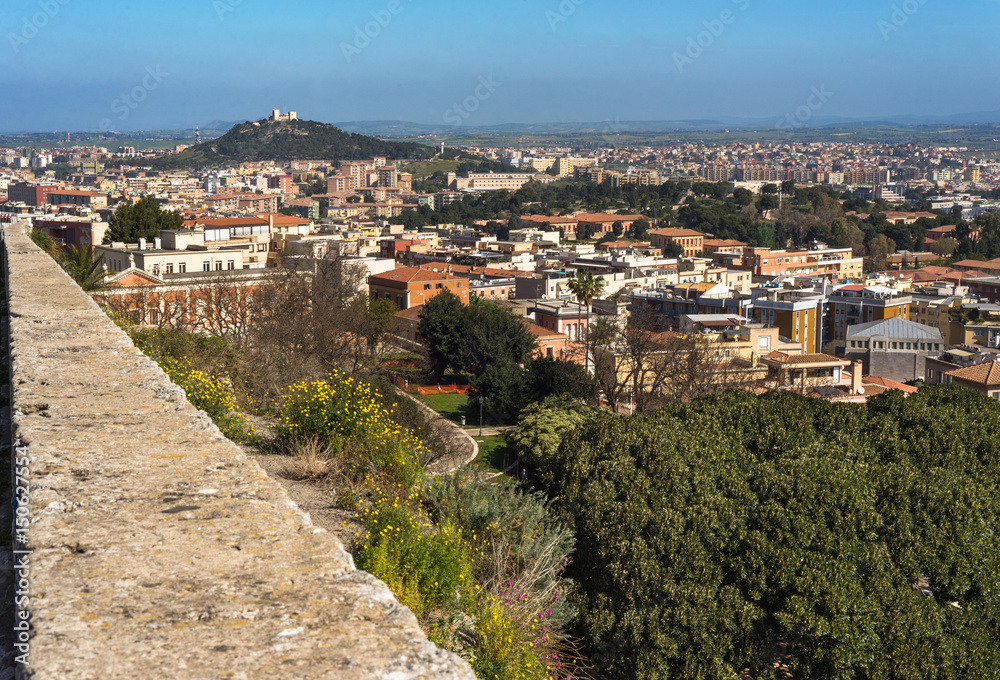 Obraz premium Cagliari cityscape, Sardinia, Italy