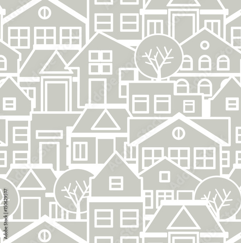 City pattern silhouette