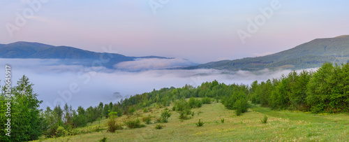 Carpathians mountains in Ukraine